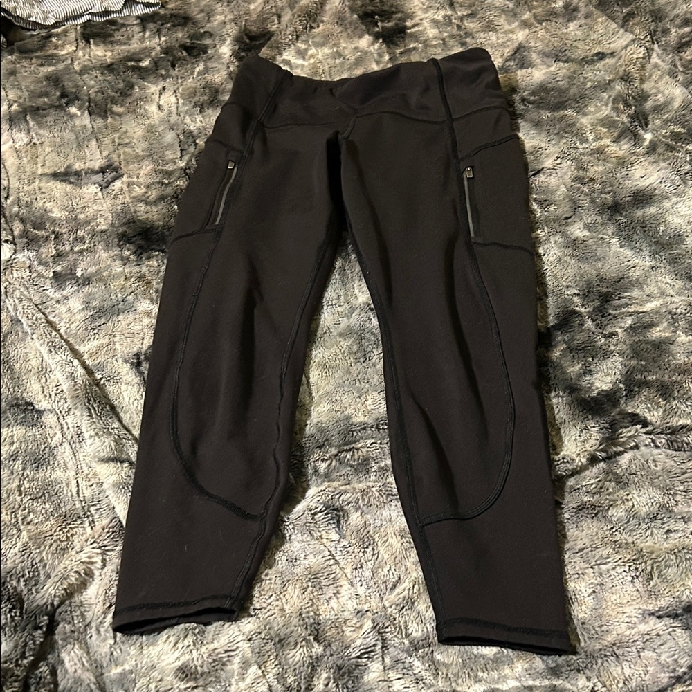 Athleta Black Rainier Leggings size small